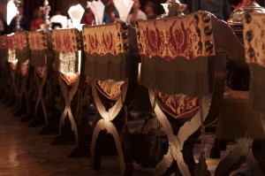 dining seats hearst castle