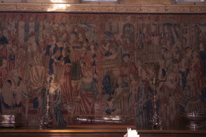 dining tapestry hearst castle