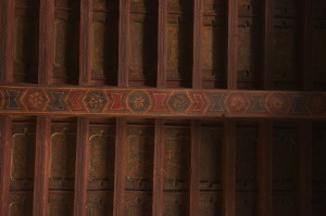 game room ceiling hearst castle